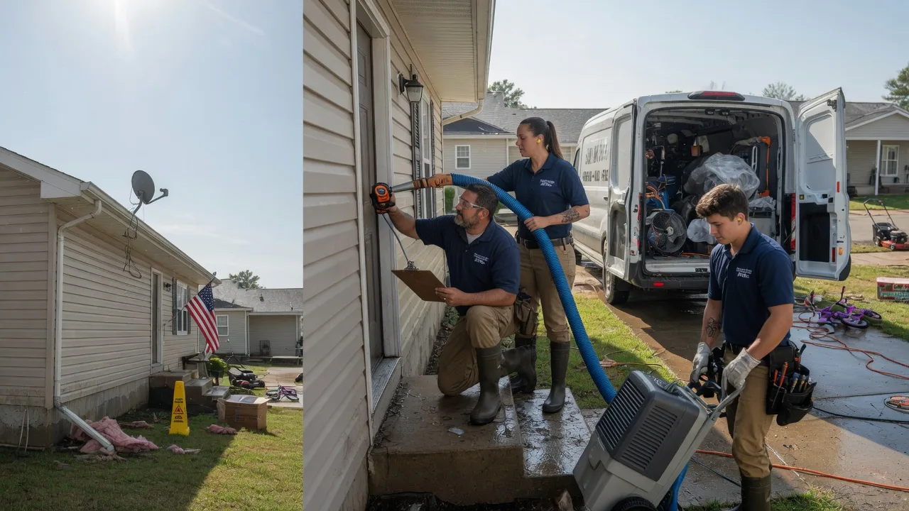 Ceiling Water Damage Restoration in Tama, IA near me